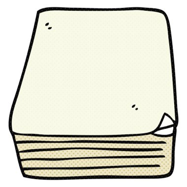 kağıt yığınını çizgi film