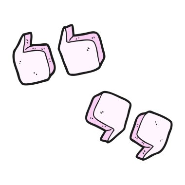 çizgi film tırnak işaretleri