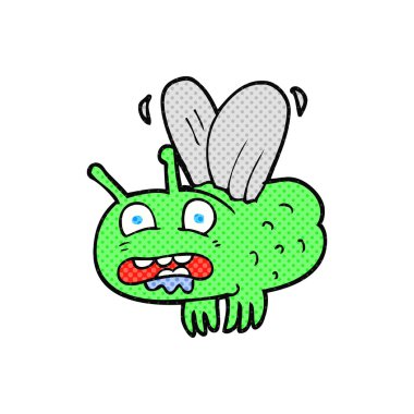 Serbest çizim çizgi film sineği