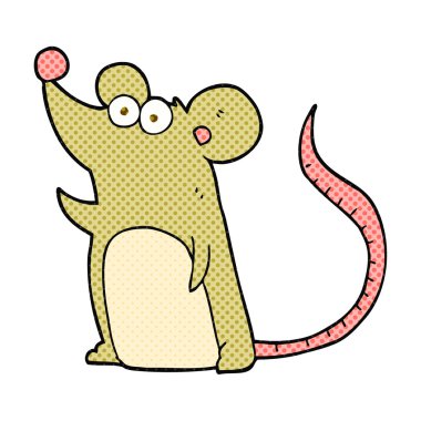 Serbest çizim çizgi film faresi