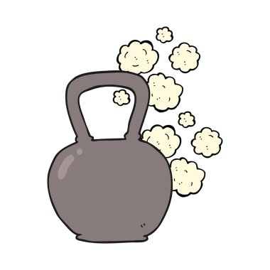 çizgi film ağır su ısıtıcısı çan