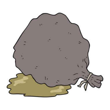 çöp çuvalı çizgi film