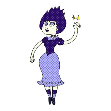 karikatür vampir kız