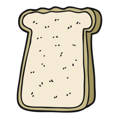 karikatür dilim kızarmış ekmek