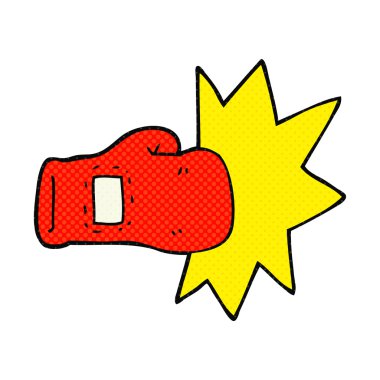 karikatür Boks eldiveni