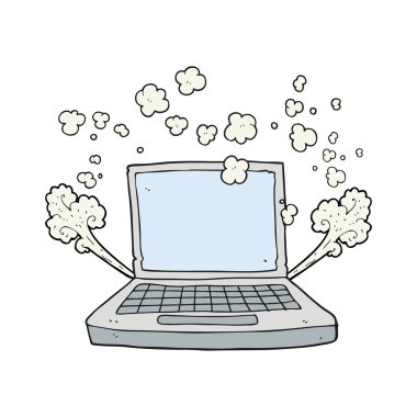 çizgi film dizüstü bilgisayar hata