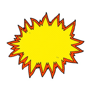 çizgi film patlama işareti