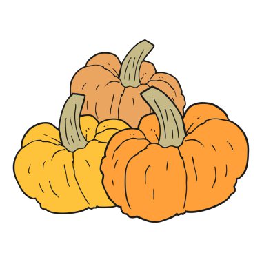 serbest çizilmiş karikatür kabak