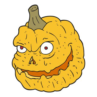 Çizgi Film ürkütücü kabak