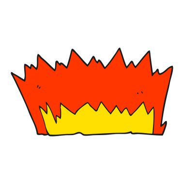 serbest el çekilmiş çizgi film