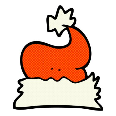 karikatür noel şapka