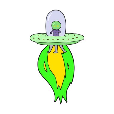 karikatür uçan daire