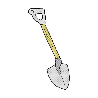 serbest çizilmiş karikatür kürek