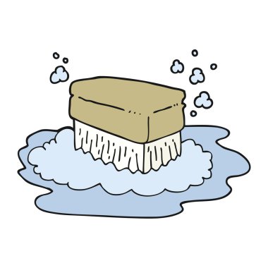 temizlik fırçası cartoon