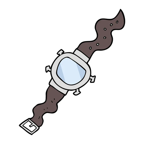 Reloj de muñeca de dibujos animados — Vector de stock