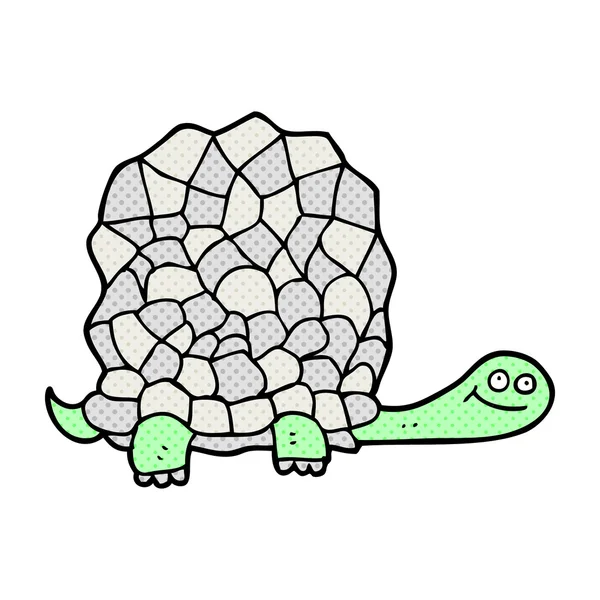 写意画的卡通乌龟 — 图库矢量图片