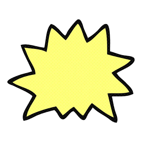 Simbolo di esplosione del cartone animato — Vettoriale Stock