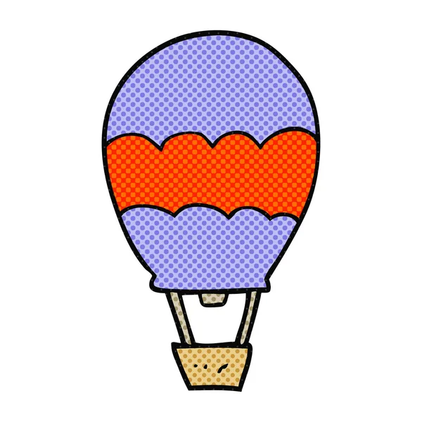 Ballon à air chaud dessin animé — Image vectorielle