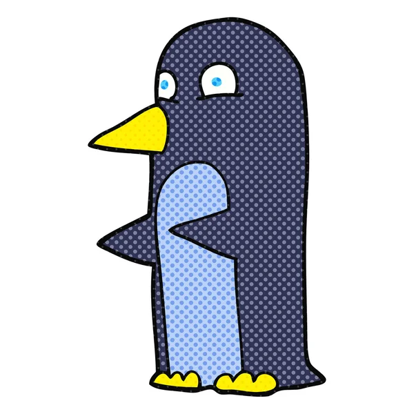 Pingüino dibujado a mano alzada — Archivo Imágenes Vectoriales