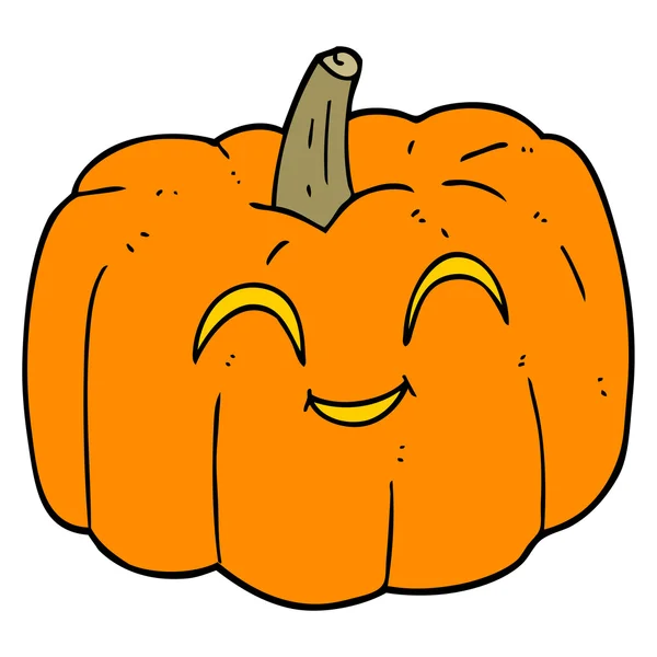 Calabaza de Halloween de dibujos animados — Archivo Imágenes Vectoriales