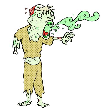 çizgi roman tarzı çizgi film brüt zombi