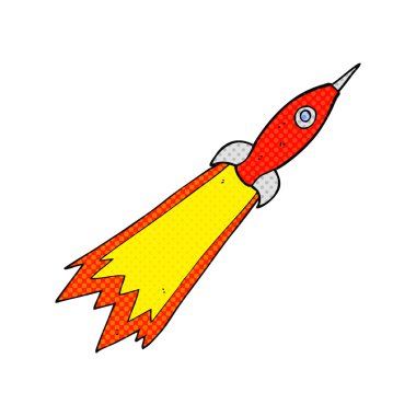 çizgi roman tarzı çizgi film roket