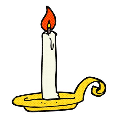 çizgi film mum yakma