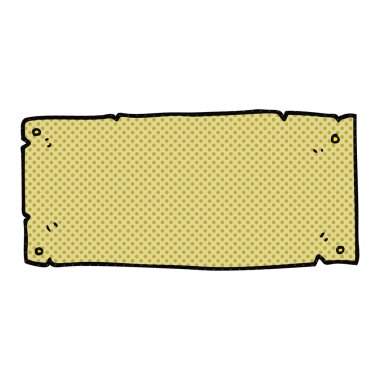 çizgi roman tarzı çizgi film boş işareti