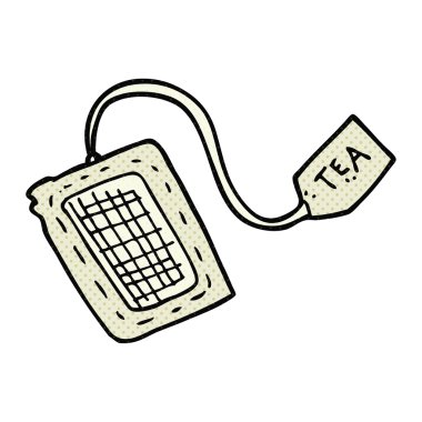 çizgi film çay poşeti