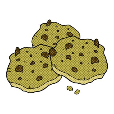 çizgi roman tarzı çizgi film çikolatalı kurabiye