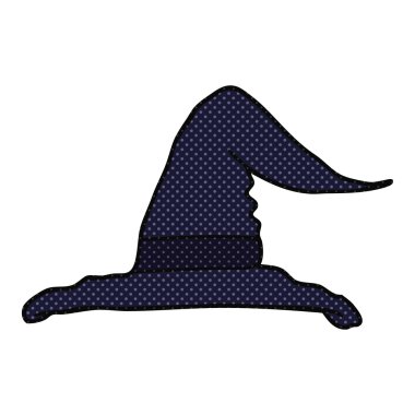 karikatür cadı şapka