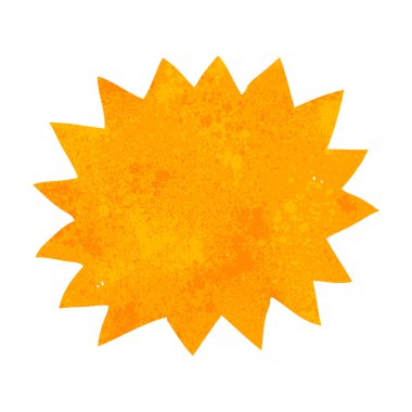 Retro karikatür patlama