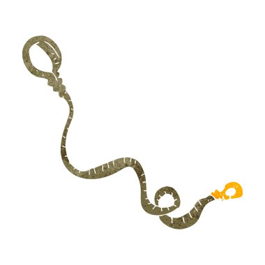 Retro karikatür köpek kira kontratı