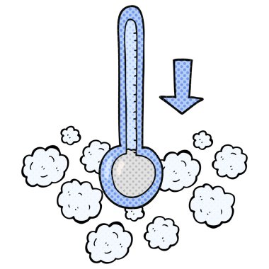 Sıcaklık düşüyor çizgi film