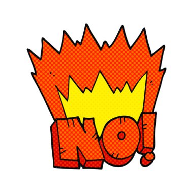 çizgi roman tarzı çizgi film Hayır! Not