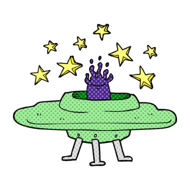 karikatür uçan daire