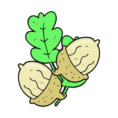 çizgi roman tarzı çizgi film meşe palamutları