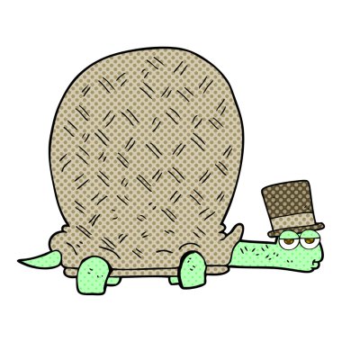 serbest çizim karikatür kaplumbağa