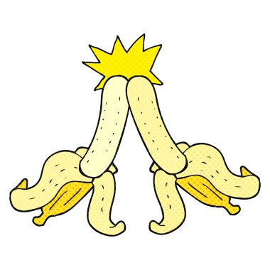 çizgi roman tarzı çizgi film utanç verici sihirli muz dokunmatik