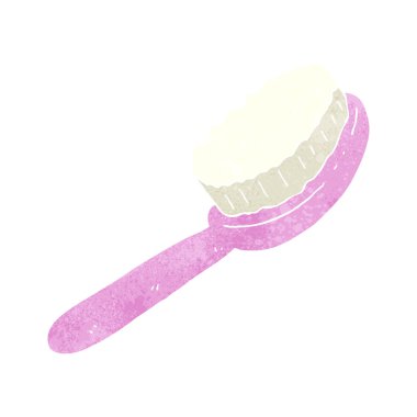 Retro karikatür fırça