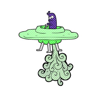 karikatür uçan daire