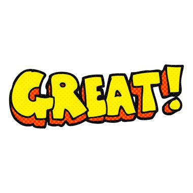 Harika! çizgi film simgesi