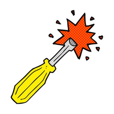 çizgi roman tarzı çizgi film tornavida