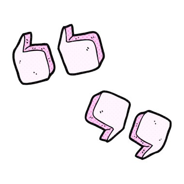 çizgi film tırnak işaretleri