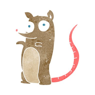 Retro karikatür fare