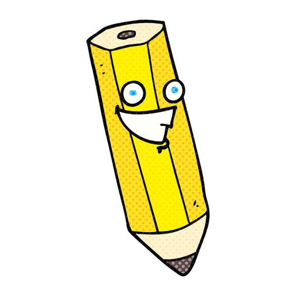 Glad cartoon penna — Stock vektor