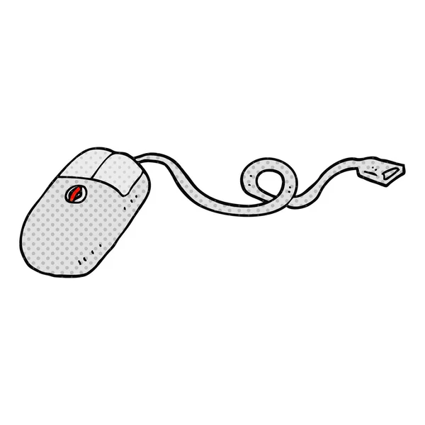 Karikatür bilgisayar fare — Stok Vektör