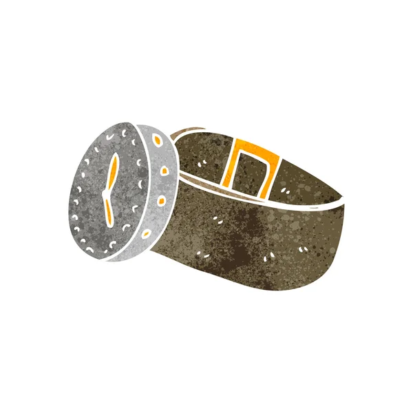 Ретро мультфільм наручний годинник — стоковий вектор
