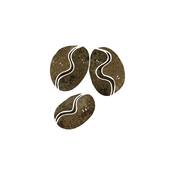 Ретро-мультяшные кофейные зерна — стоковый вектор