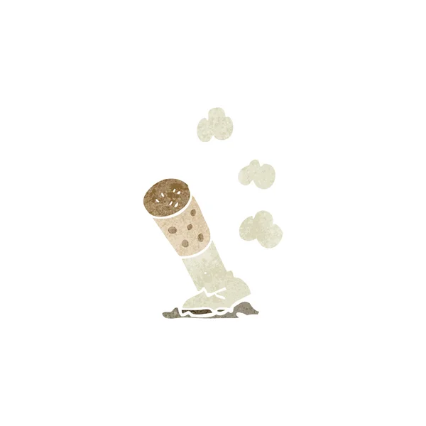 Retro-Cartoon-Zigarette — Stockvektor